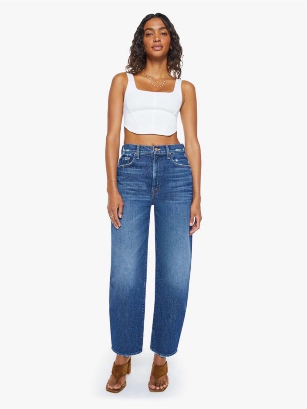 MOTHER Fangirl Flood Jeans